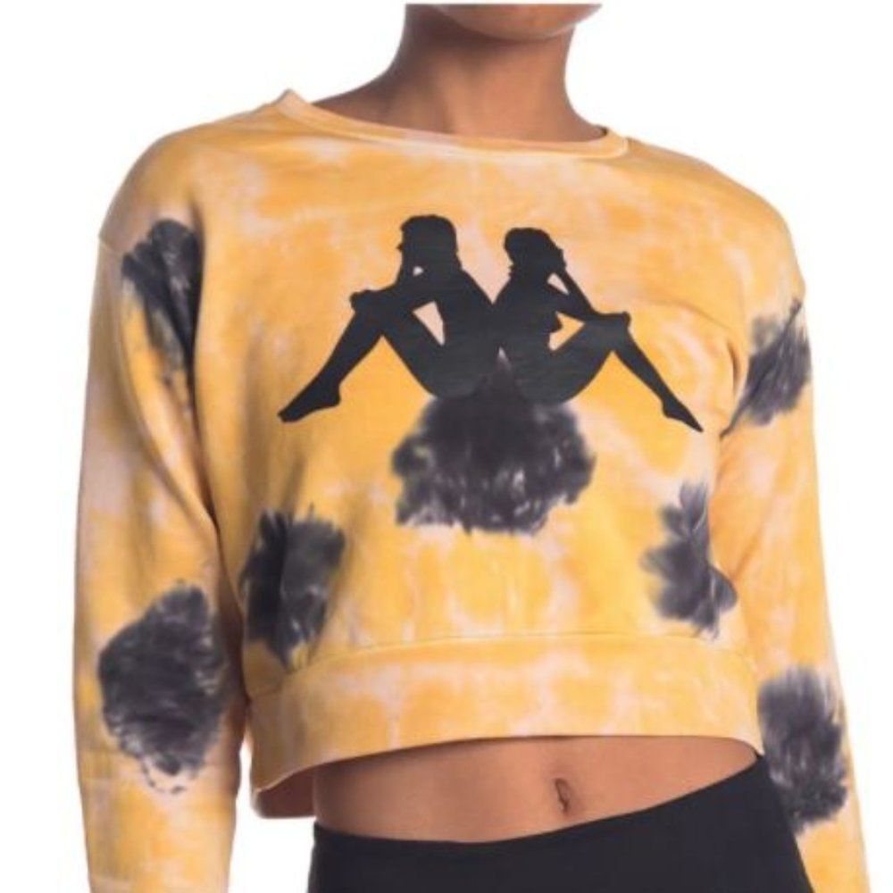 KAPPA ACTIVE Authentic Galz Crop Sweatshirt Size Medium